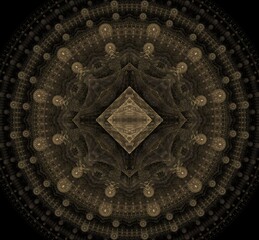Abstract fractal pattern and shape