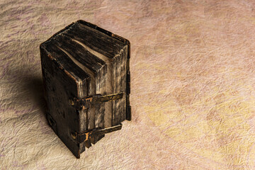 Ancient book on a paper parchment