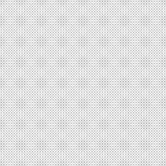 Repeated white mini triangles on black background. Triangular shapes wallpaper. Seamless surface pattern with diagonal, horizontal stripes. Grid motif. Digital paper for print. Crossed lines. Vector.