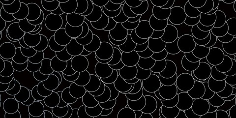 Dark BLUE vector pattern with spheres.