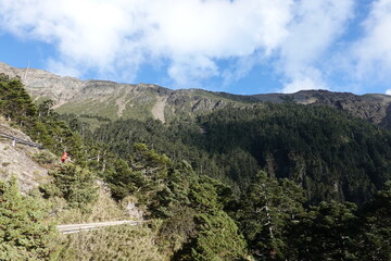 Fototapeta na wymiar mountains of above 3000 meters.