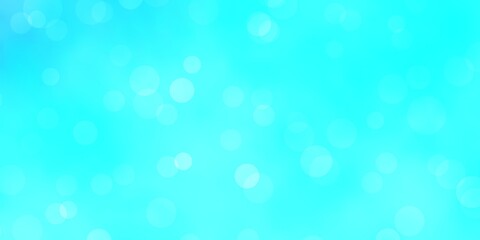 Light BLUE vector template with circles.