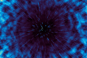 放射状に広がる光