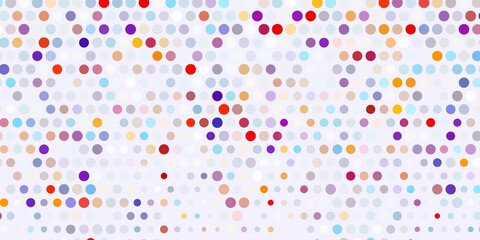 Obraz premium Light blue, red vector background with spots.