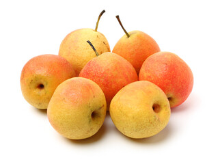 nanguo pear on white background
