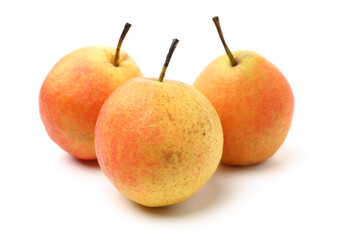 nanguo pear on white background