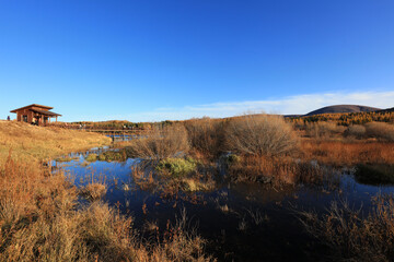 Scenery of huanggangliang scenic spot in Keshiketeng Banner Geopark, Inner Mongolia, China