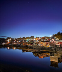 Palafitos Castro, Chiloé, Chile.