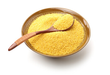 Millet on a white background