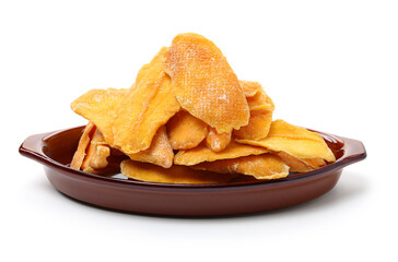 Mango. dry mango on the background