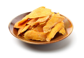 Mango. dry mango on the background