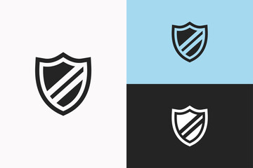 shield logo icon vector isolated