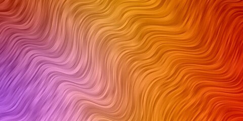 Light Blue, Yellow vector template with wry lines.