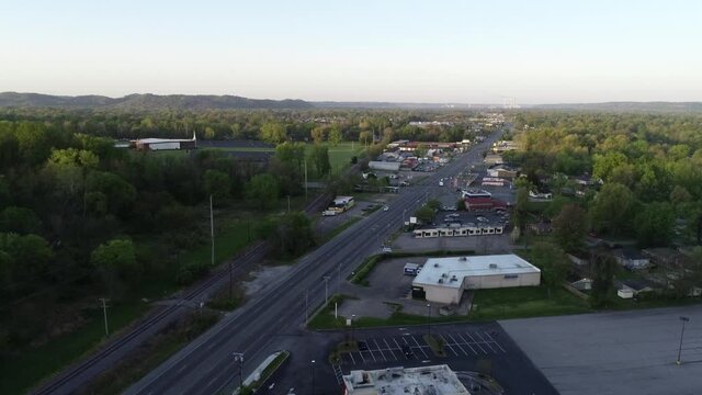 Dixie Highway Westland Mall Area Louisville Kentucky Drone View Drone View