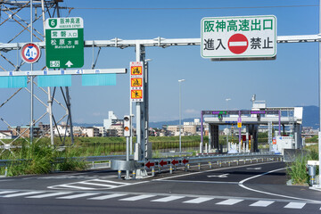 阪神高速6号大和川線常磐出入口東側付近
