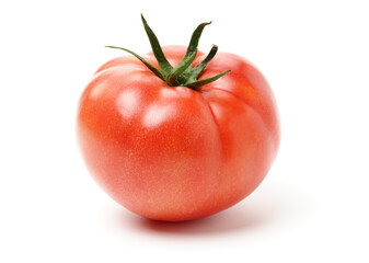 fresh tomato isolated on white background