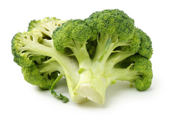 Broccoli vegetable on white background 