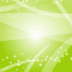 Colorful abstract background with circles and stars. Bright design. Simple flat vector illustration.