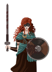 Boudica ancient celtic barbarian queen female warrior