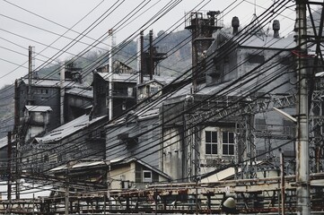 Old Chemical factory in Japan