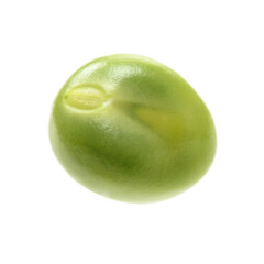 Fresh peas isolated on white background