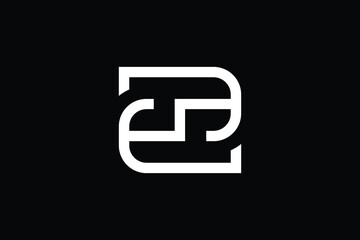 SZ logo letter design on luxury background. ZS logo monogram initials letter concept. SZ logo design. ZS elegant and Professional letter icon design on black background. S Z ZS SZ