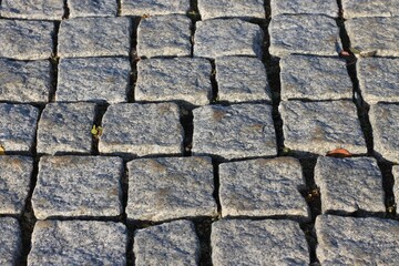 grey paving stones