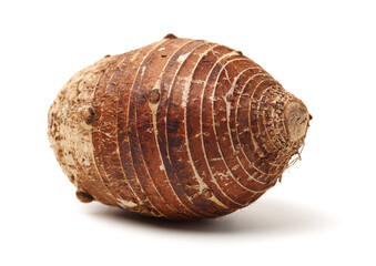 taro isolated on white background