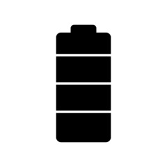 Battery icon isolated on white background