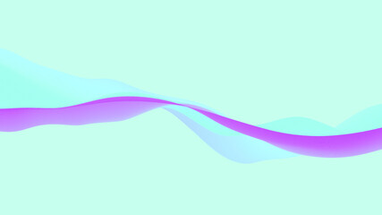 Abstract wavy background with modern gradient colors. Trendy liquid design. Motion sound wave. Vector illustration for banners, flyers and presentation.