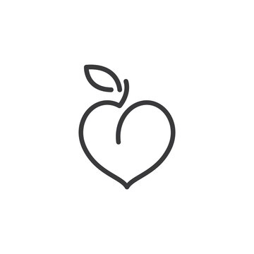 recommend clip art: Peach fruit