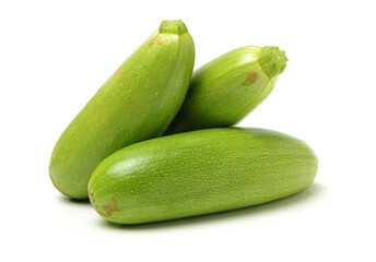 zucchini isolated on white background