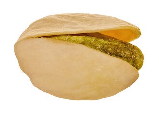 pistachio closeup with clipping path