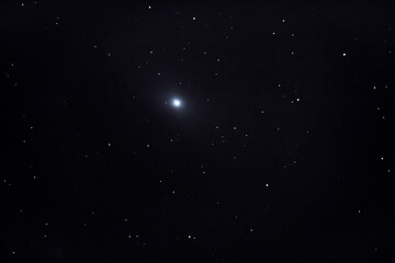 Bright stars and the galaxy in the dark sky as texture, background (design element)