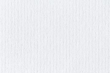 Rough white paper surface with vertical stripes pattern as texture, background