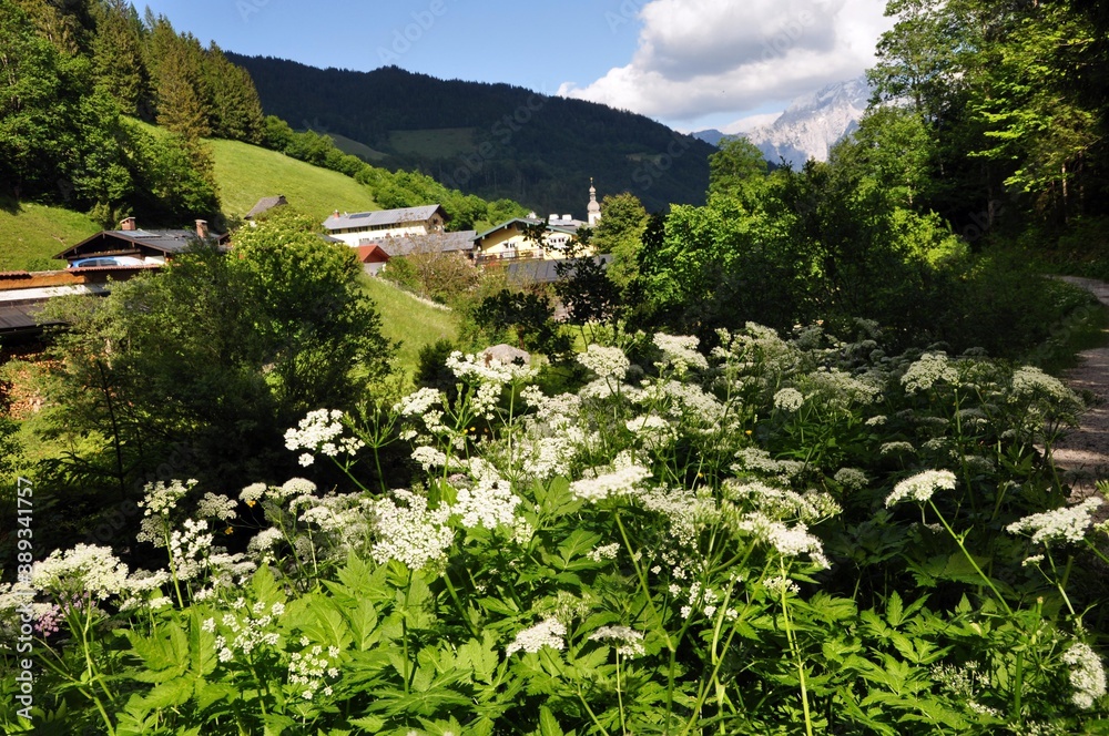 Sticker Unterwegs in Ramsau im Berchtesgadener Land