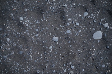 Iceland's black sand