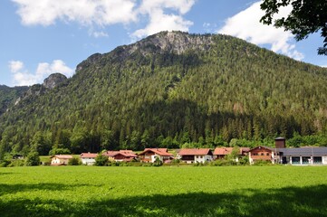 Fototapeta na wymiar Unterwegs in Ramsau im Berchtesgadener Land