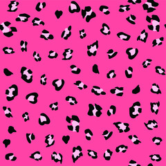 Seamless vector leopard pattern.  Trendy stylish wild gepard, leopard print. Animal print background for fabric, textile, design, advertising banner.