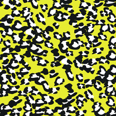 Seamless vector leopard pattern.  Trendy stylish wild gepard, leopard print. Animal print background for fabric, textile, design, advertising banner.
