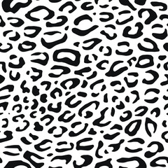 Seamless vector leopard pattern.  Trendy stylish wild gepard, leopard print. Animal print background for fabric, textile, design, advertising banner.