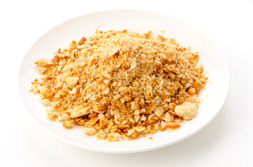 砕いたクラッカー