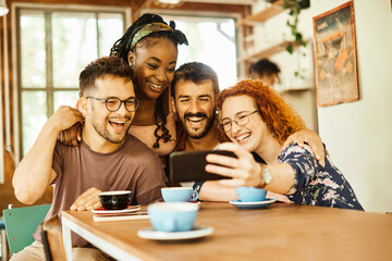 woman friendship fun friend cafe smiling lifestyle happy selfie camera photo people cheerful laughing coffee