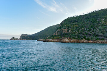 Fototapeta premium Knysna Heads at Garden Route, South Africa is one of the best places to visit in the country