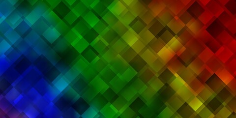 Light Multicolor vector background in polygonal style.