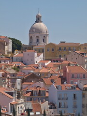 Fototapeta na wymiar Panoramic city view Lisbon - Portugal