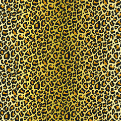 Seamless vector leopard pattern.  Trendy stylish wild gepard, leopard print. Animal print background for fabric, textile, design, advertising banner.