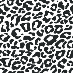 Seamless vector leopard pattern.  Trendy stylish wild gepard, leopard print. Animal print background for fabric, textile, design, advertising banner.