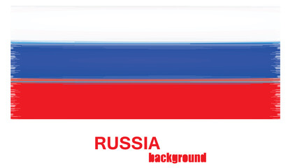 Russia flag background. vector illustration