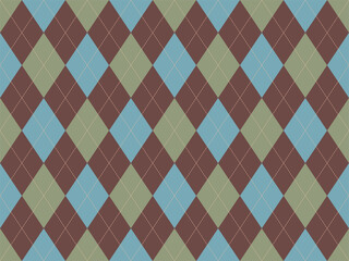 Argyle pattern seamless. Fabric texture background. Classic argill vector ornament